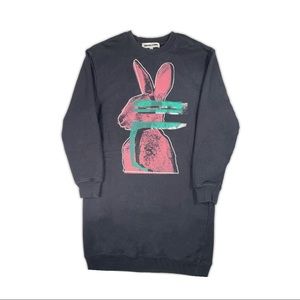 Alexander McQueen Graphic Bunny Sweater